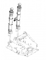 Гидроцилиндр стрелы (без трубок) ZX870-5G 4698977, 4698978, 4653864, 4638080, 4638080 RU